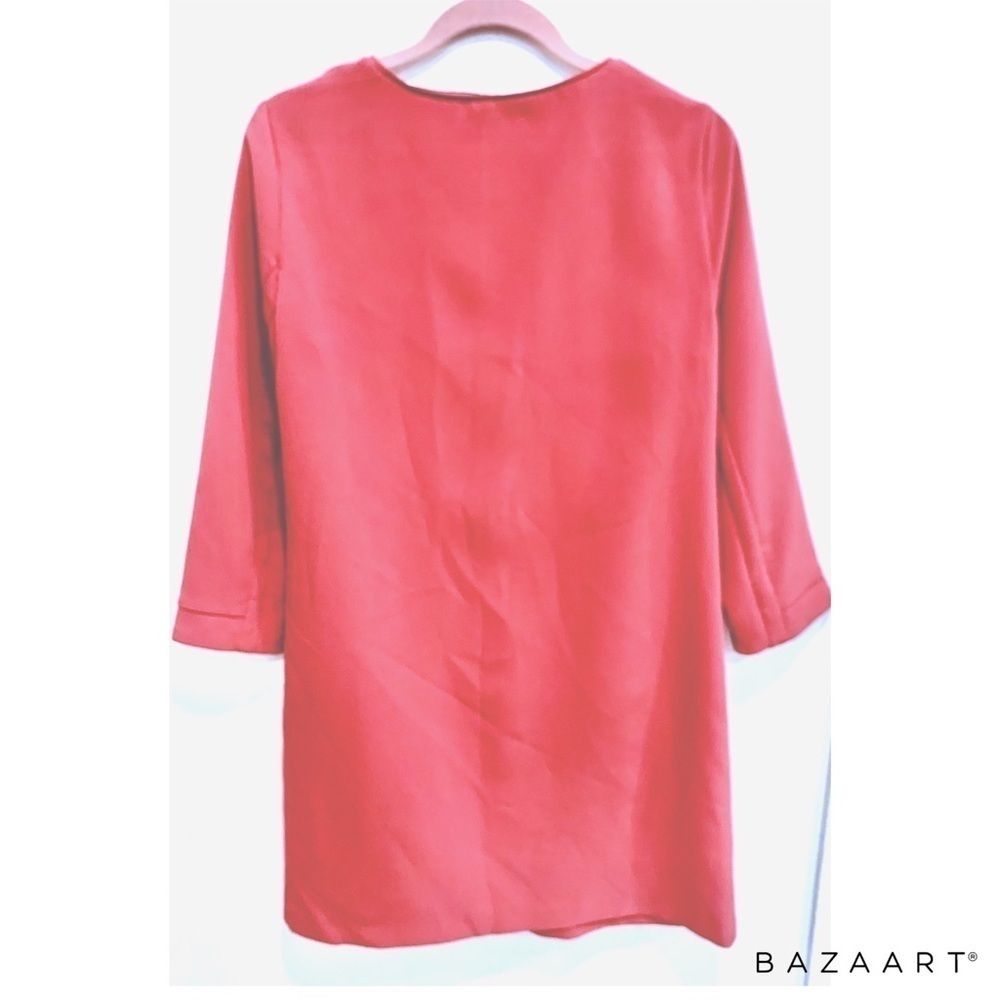 Zara Basic Zip Front Shift Dress Sz:M - Picture 3 of 5